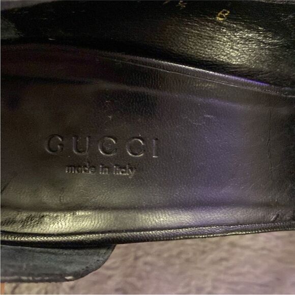 Gucci Elegant Black Women's Heels, US7,5 - Picture 9 of 10